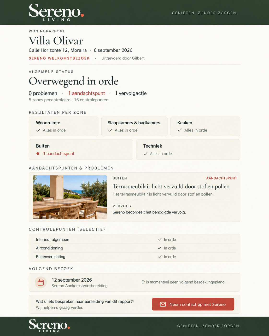 Sereno woningrapport